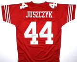 Kyle Juszczyk Autographed Red Pro Style Jersey - Beckett W Hologram *Black
