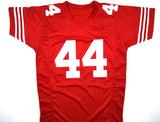 Kyle Juszczyk Autographed Red Pro Style Jersey - Beckett W Hologram *Black