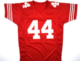 Kyle Juszczyk Autographed Red Pro Style Jersey - Beckett W Hologram *Black