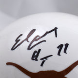 Earl Campbell Autographed Texas Schutt Mini Helmet w/ HT 77- Beckett W Hologram