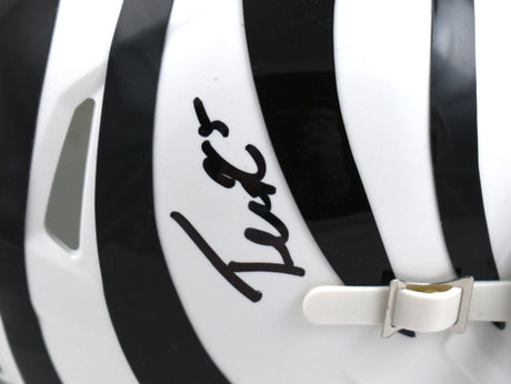 Tee Higgins Autographed Bengals ALT 2022 Speed Mini Helmet - Beckett W Hologram