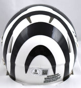 Tee Higgins Autographed Bengals ALT 2022 Speed Mini Helmet - Beckett W Hologram