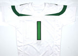 Ahmad Sauce Gardner Autographed White Pro Style Jersey-Beckett W Hologram*Silver