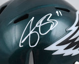 AJ Brown Signed Philadelphia Eagles Speed Mini Helmet-Beckett W Holo *White thin