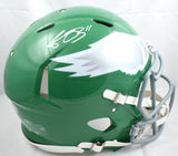A.J. Brown Signed Eagles F/S ALT 23 Speed Authentic Helmet - Beckett W Hologram