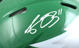 A.J. Brown Signed Eagles F/S ALT 23 Speed Authentic Helmet - Beckett W Hologram