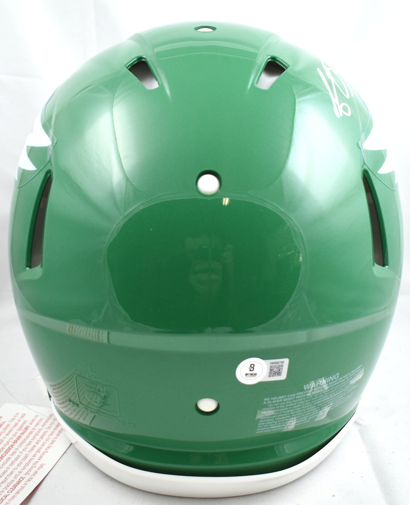 A.J. Brown Signed Eagles F/S ALT 23 Speed Authentic Helmet - Beckett W Hologram