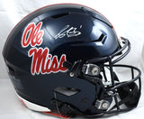 A.J. Brown Autographed Ole Miss Rebels F/S SpeedFlex Helmet - Beckett W Holo