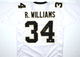Ricky Williams Autographed White Pro Style Jersey - Beckett W Hologram *Silver