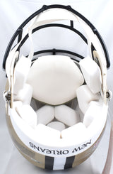 Ricky Williams Signed Saints F/S Speed Authentic Helmet SWED - Beckett W Holo