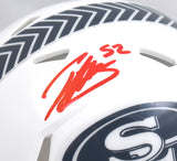 Patrick Willis Autographed 49ers Salute 2024 Speed Mini Helmet- Beckett W Holo