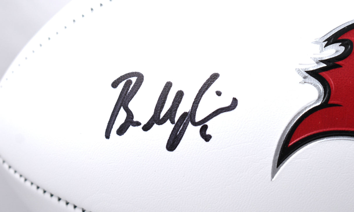 Baker Mayfield Autographed Buccaneers Logo Football - Beckett W Hologram *Black