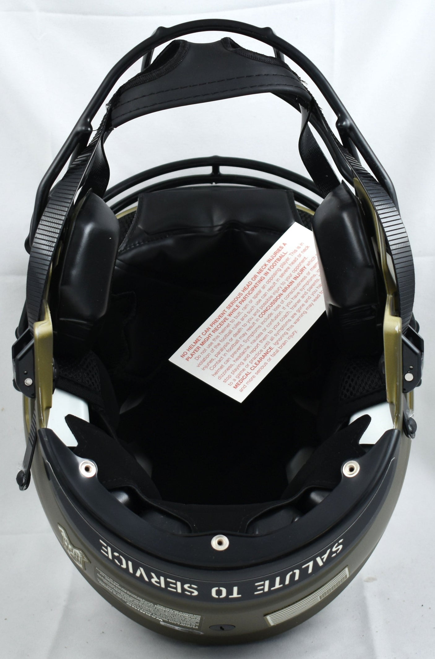 Travis Kelce Autographed Chiefs F/S Salute SpeedFlex Helmet - Beckett W Holo