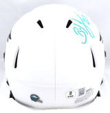 Brian Dawkins Autographed Eagles Lunar Speed Mini Helmet - Beckett W Hologram