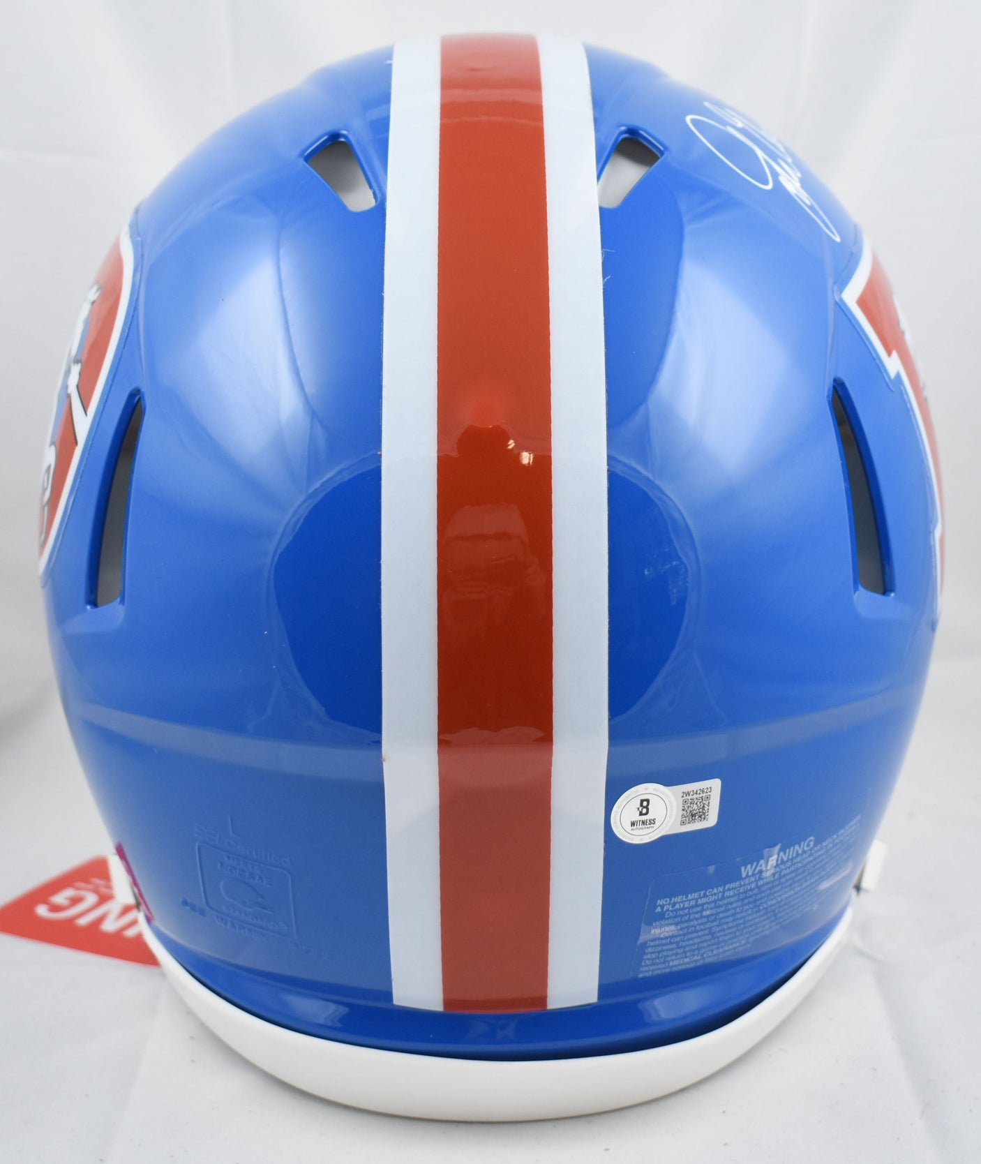 John Elway Signed Broncos F/S 75-96 Speed Authentic Helmet - Beckett W Hologram