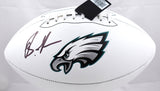 Brandon Graham Autographed Eagles Logo Football - Beckett W Hologram *Black