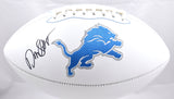 David Montgomery Autographed Detroit Lions Logo Football - Beckett W Hologram