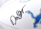 David Montgomery Autographed Detroit Lions Logo Football - Beckett W Hologram