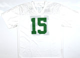 Tez Johnson Autographed White College Style Jersey - Beckett W Hologram *Black
