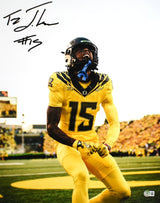 Tez Johnson Autographed Oregon Ducks 16x20 Flex Photo - Beckett W Hologram