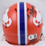 Randy Gradishar Signed Broncos 1966 Speed Mini Helmet w/ HOF- Beckett W Hologram