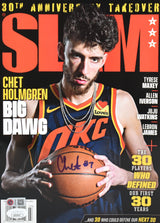 Chet Holmgren Autographed Oklahoma City Thunder SLAM Magazine - JSA *Blue