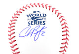 Alex Bregman Autographed Rawlings World Series OML Baseball - Beckett W Holo