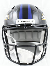 Rashod Bateman Autographed Ravens F/S Speed Helmet - Beckett W Hologram