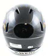 Rashod Bateman Autographed Ravens F/S Speed Helmet - Beckett W Hologram