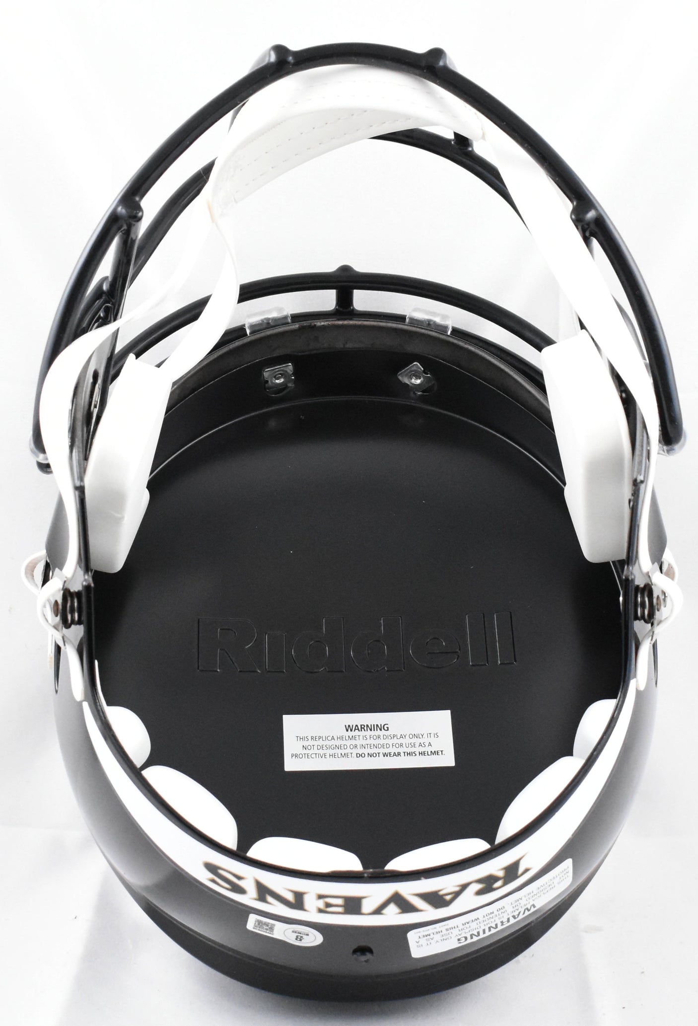 Rashod Bateman Autographed Ravens F/S Speed Helmet - Beckett W Hologram