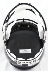 Rashod Bateman Autographed Ravens F/S Speed Helmet - Beckett W Hologram