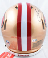 Fred Warner Autographed 49ers F/S Speed Authentic Helmet - Beckett W Hologram