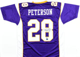 Adrian Peterson Autographed Purple Pro Style Jersey - Beckett W Hologram *8