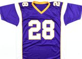 Adrian Peterson Autographed Purple Pro Style Jersey - Beckett W Hologram *8