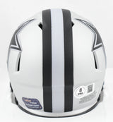 Emmitt Smith Autographed Dallas Cowboys Rave Speed Mini Helmet - Beckett W Holo