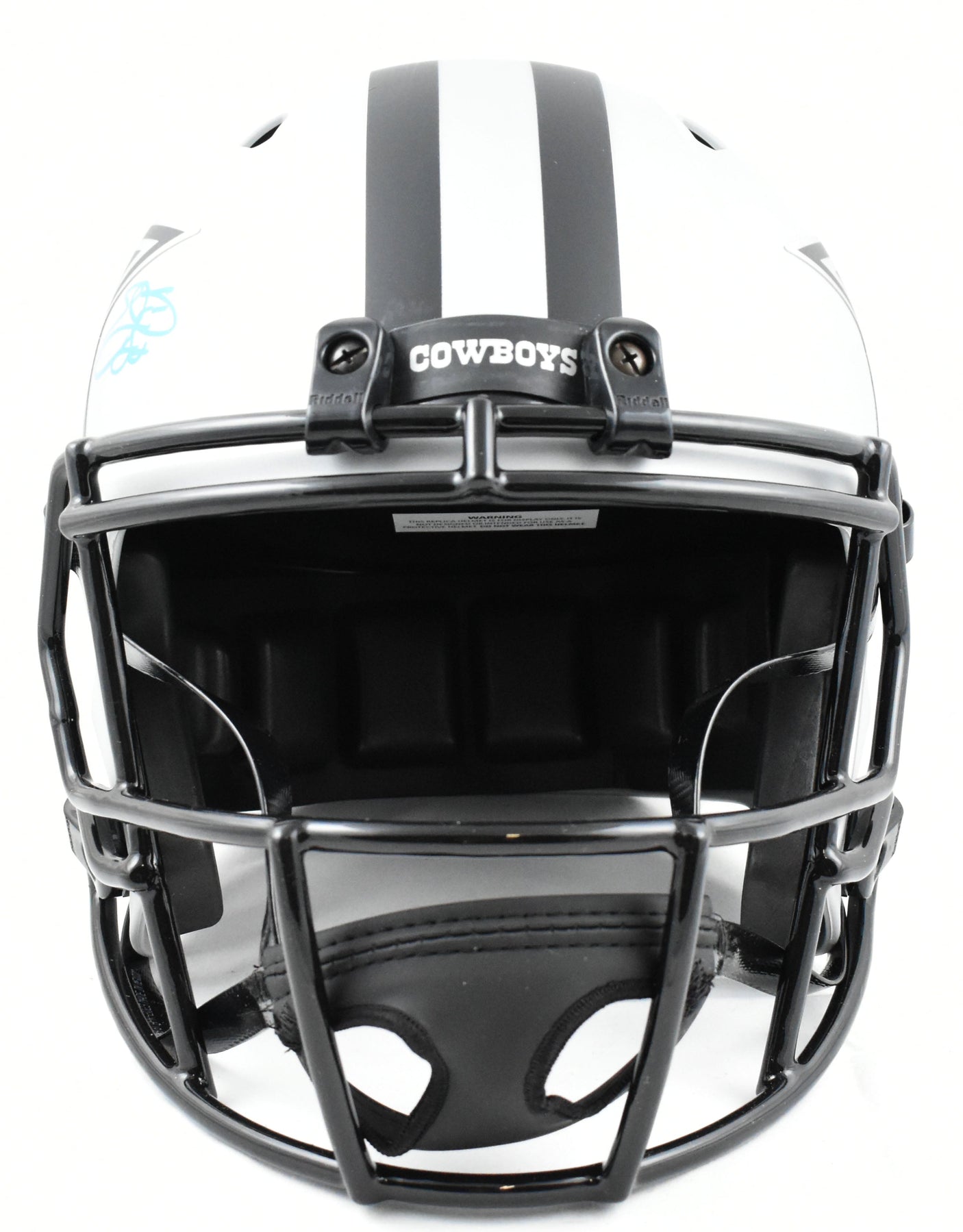 Emmitt Smith Autographed Dallas Cowboys F/S Rave Speed Helmet-Beckett W Hologram