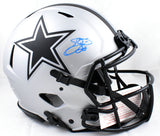 Emmitt Smith Signed Dallas Cowboys F/S Rave Speed Authentic Helmet-BeckettW Holo