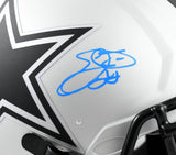 Emmitt Smith Signed Dallas Cowboys F/S Rave Speed Authentic Helmet-BeckettW Holo