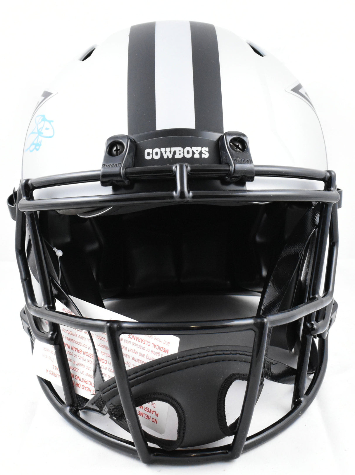 Emmitt Smith Signed Dallas Cowboys F/S Rave Speed Authentic Helmet-BeckettW Holo