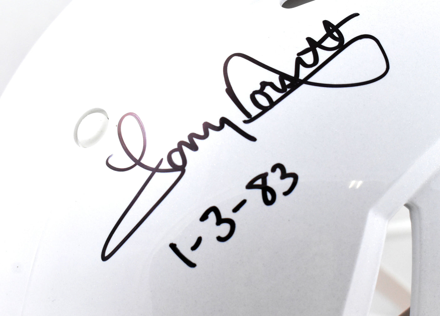 Tony Dorsett Derrick Henry Signed NFL F/S Authentic Helmet 99 TD Club-Beckett W