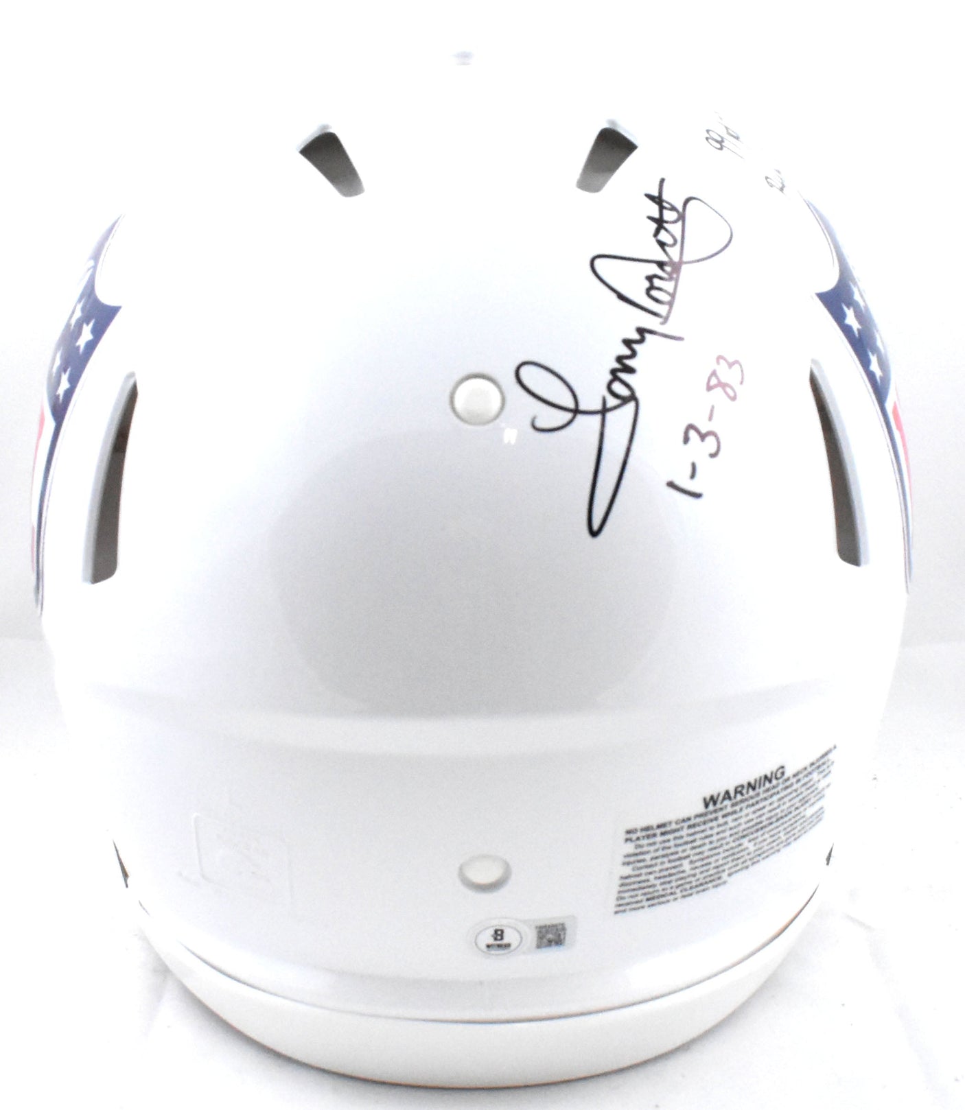Tony Dorsett Derrick Henry Signed NFL F/S Authentic Helmet 99 TD Club-Beckett W