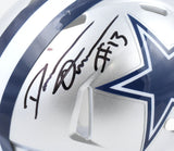 DeMarvion Overshown Autographed Dallas Cowboys Speed Mini Helmet- Beckett W Holo