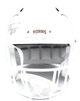 DeMarvion Overshown Autographed Texas F/S Speed Helmet - Beckett W Hologram