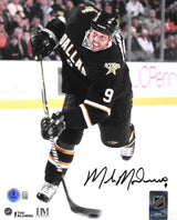 Mike Modano Autographed Dallas Stars 8x10 Shooting Photo - Beckett W Hologram
