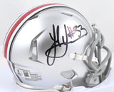 Jack Sawyer Autographed Ohio State Buckeyes Speed Mini Helmet - Beckett W Holo