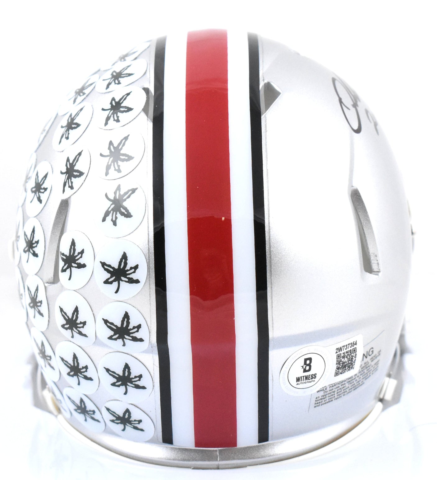 Quinshon Judkins Signed Ohio State Speed Mini Helmet 24 Natl Champs - Beckett W