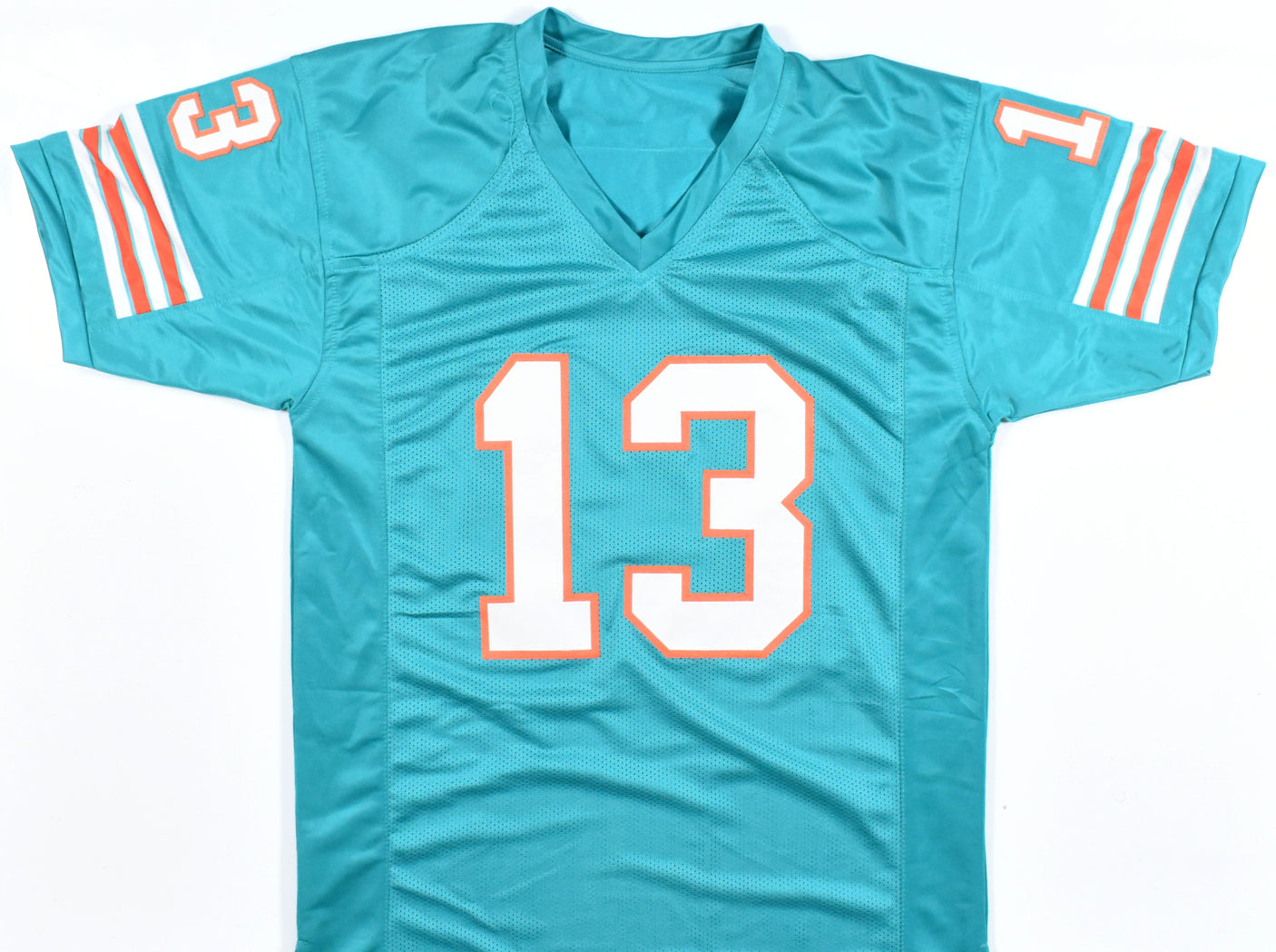 Dan Marino Autographed Teal Pro Style Jersey - Beckett Hologram *Black