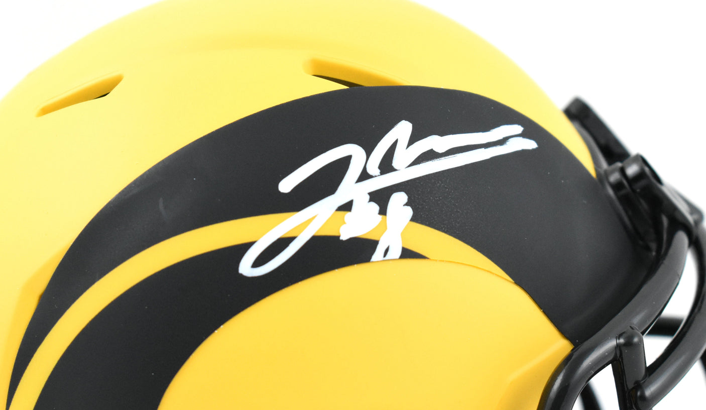 Jared Verse Autographed Rams Rave Speed Mini Helmet - Beckett W Hologram *White