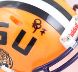 Patrick Peterson Autographed LSU Tigers Speed Mini Helmet - Beckett W Hologram