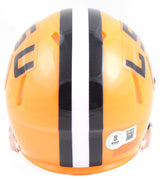 Patrick Peterson Autographed LSU Tigers Speed Mini Helmet - Beckett W Hologram